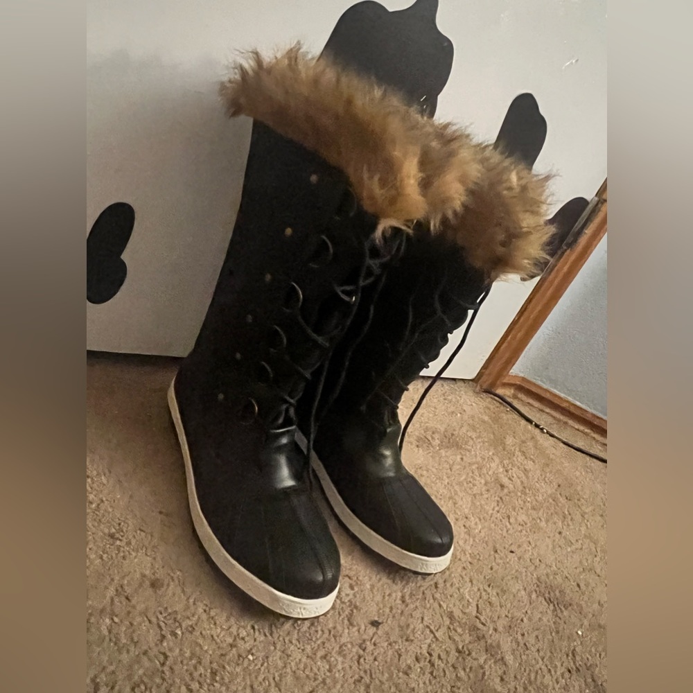 Marley Quilted Faux Fur Snow Boot